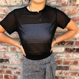 Sheer Black T-shirt